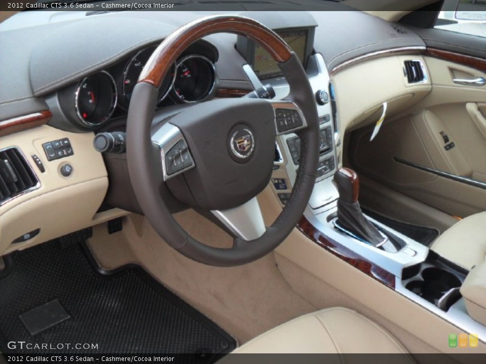 Cashmere/Cocoa Interior Prime Interior for the 2012 Cadillac CTS 3.6 Sedan #54665309