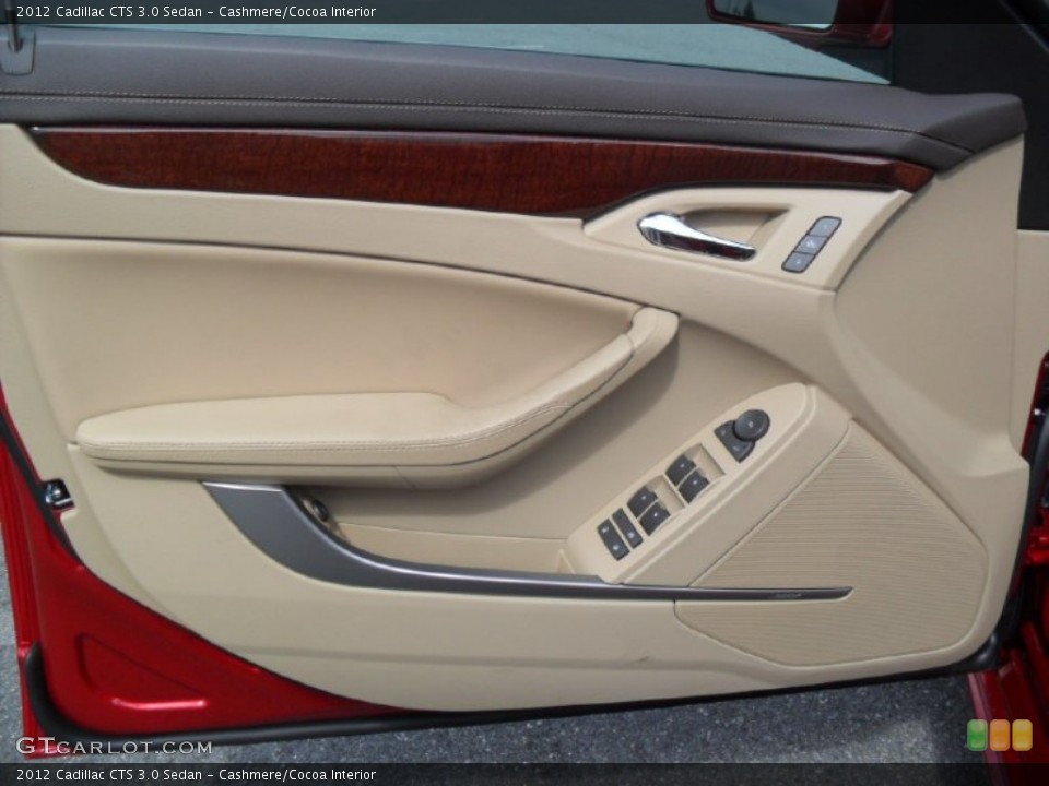 Cashmere/Cocoa Interior Door Panel for the 2012 Cadillac CTS 3.0 Sedan #54665439