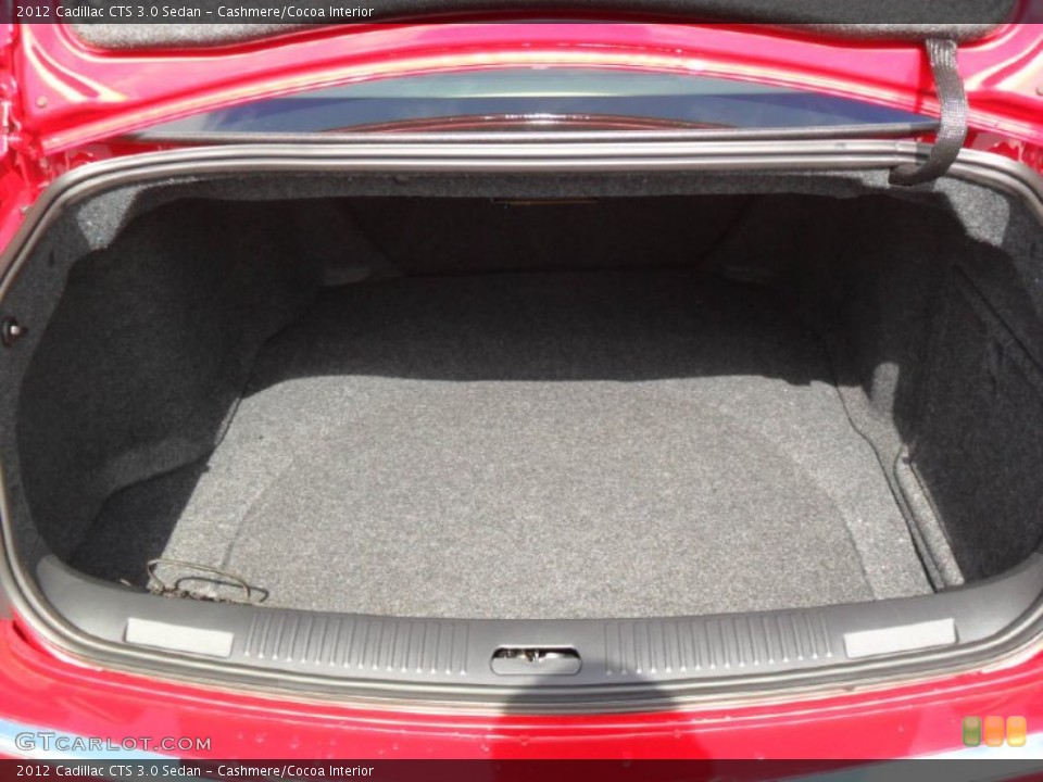 Cashmere/Cocoa Interior Trunk for the 2012 Cadillac CTS 3.0 Sedan #54665472