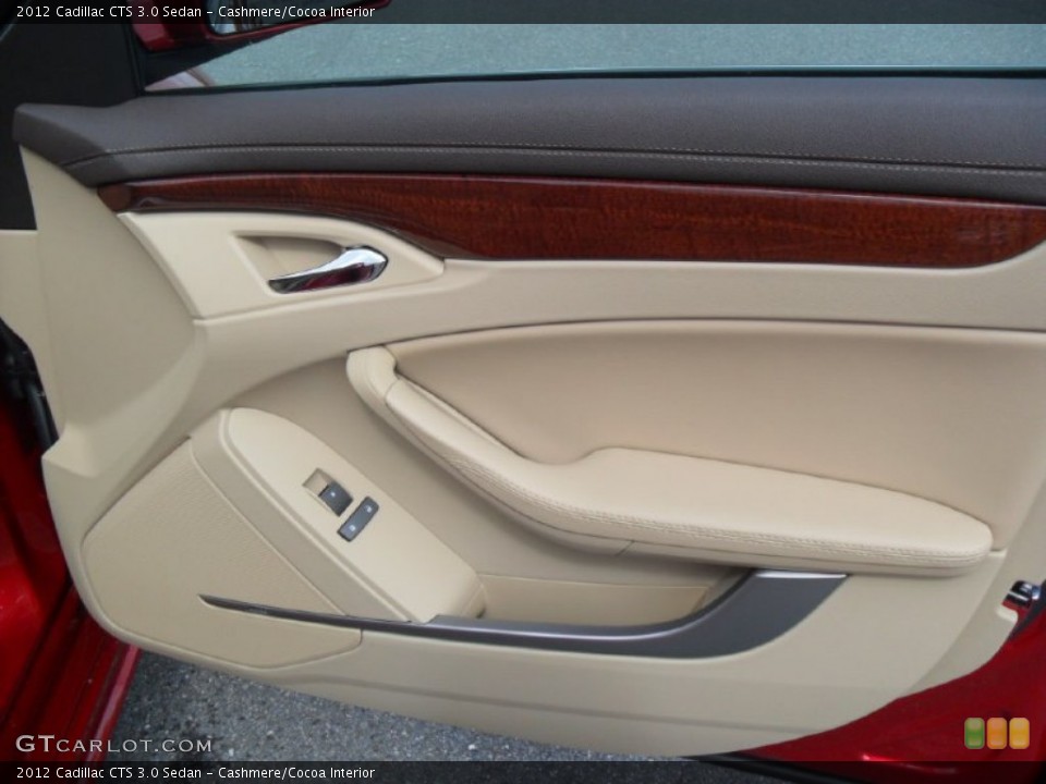 Cashmere/Cocoa Interior Door Panel for the 2012 Cadillac CTS 3.0 Sedan #54665506