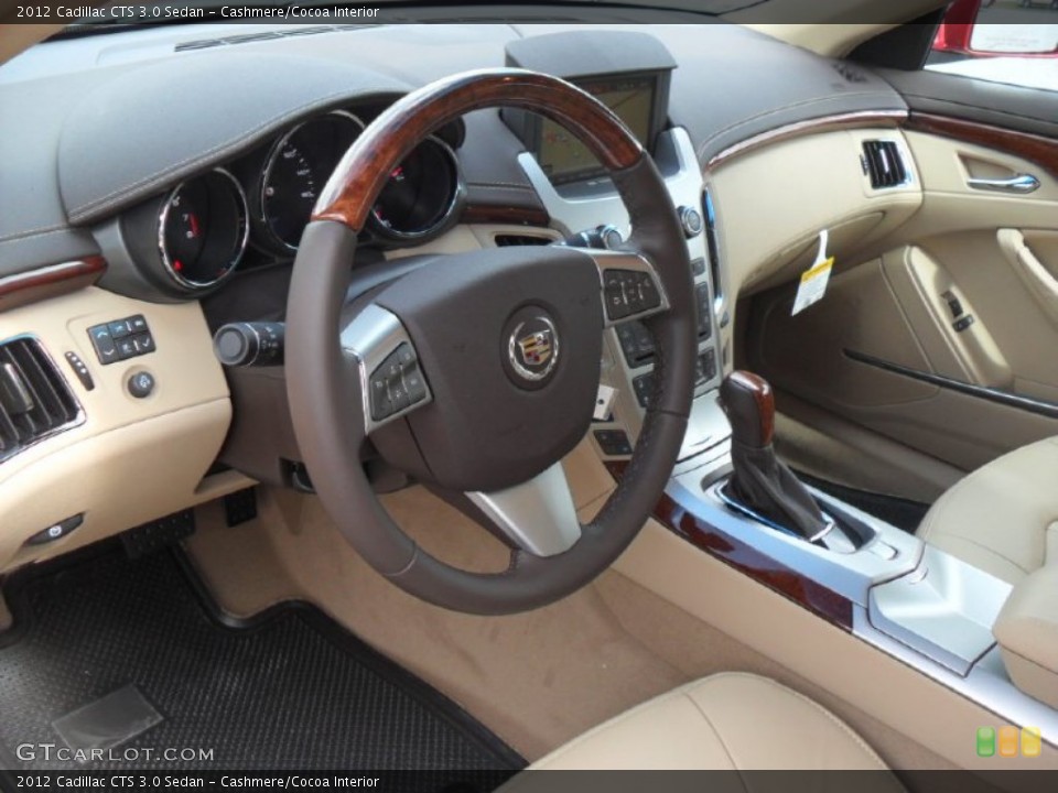 Cashmere/Cocoa Interior Prime Interior for the 2012 Cadillac CTS 3.0 Sedan #54665541