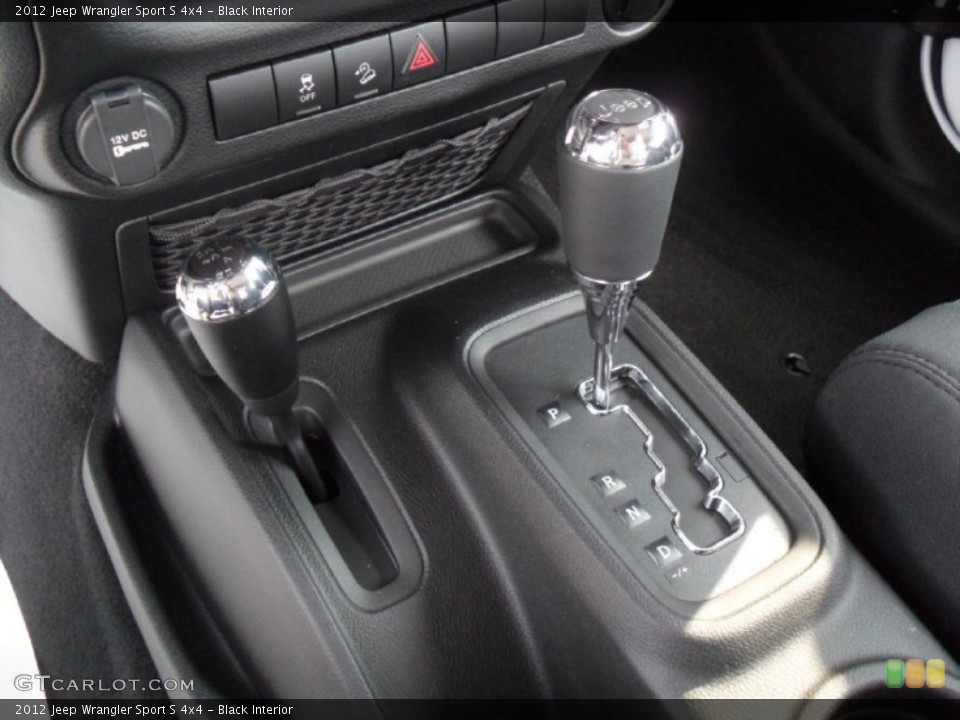 Black Interior Transmission for the 2012 Jeep Wrangler Sport S 4x4 #54666690