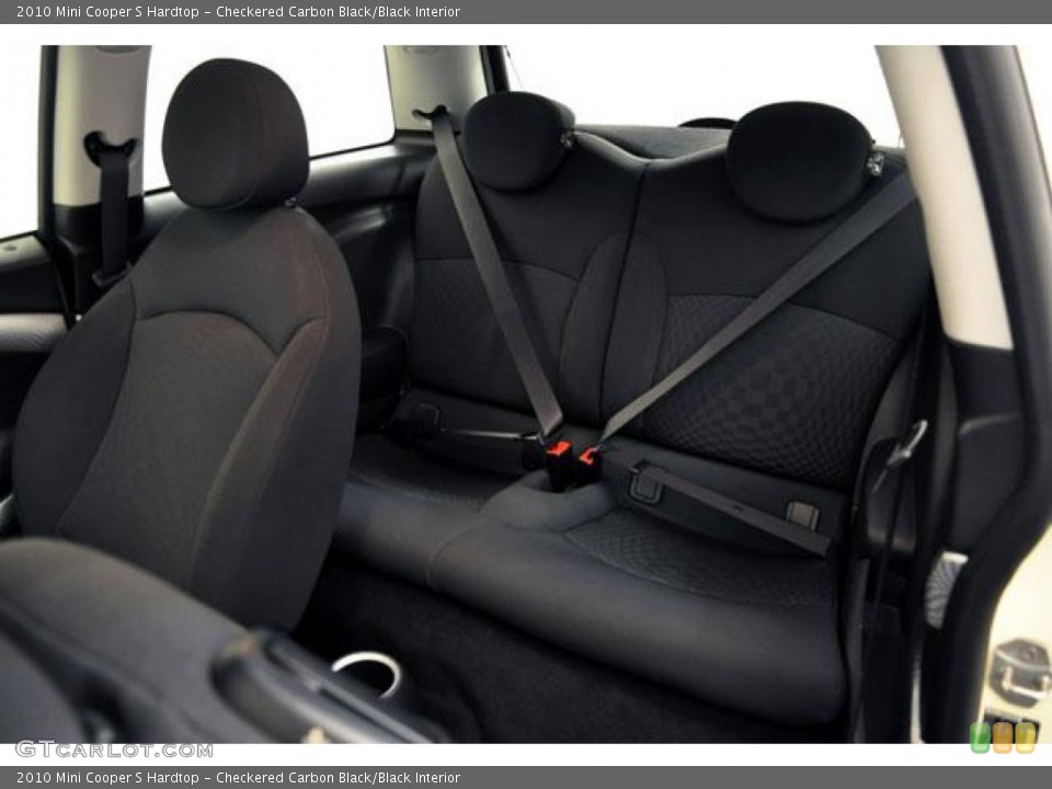 Checkered Carbon Black/Black Interior Photo for the 2010 Mini Cooper S Hardtop #54669426