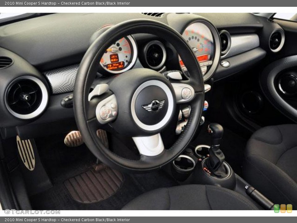 Checkered Carbon Black/Black Interior Photo for the 2010 Mini Cooper S Hardtop #54669462