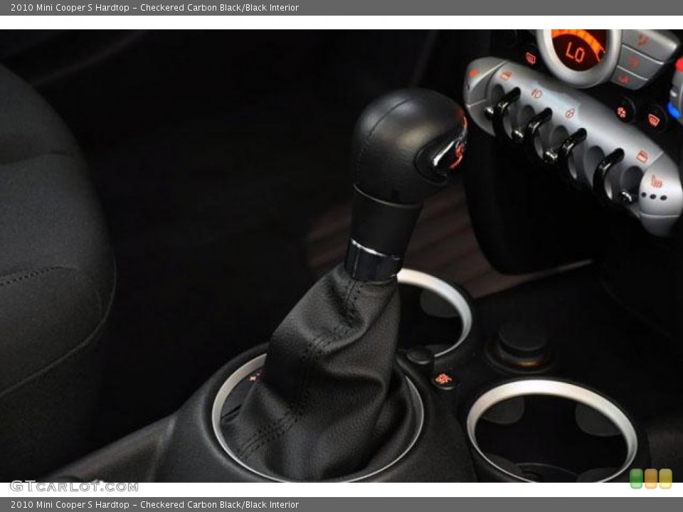 Checkered Carbon Black/Black Interior Transmission for the 2010 Mini Cooper S Hardtop #54669519