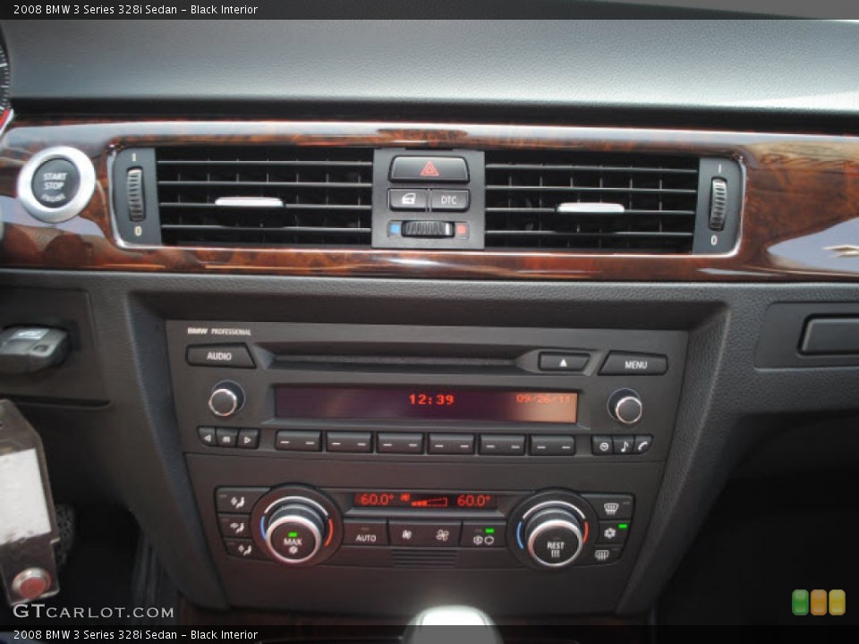 Black Interior Controls for the 2008 BMW 3 Series 328i Sedan #54672411