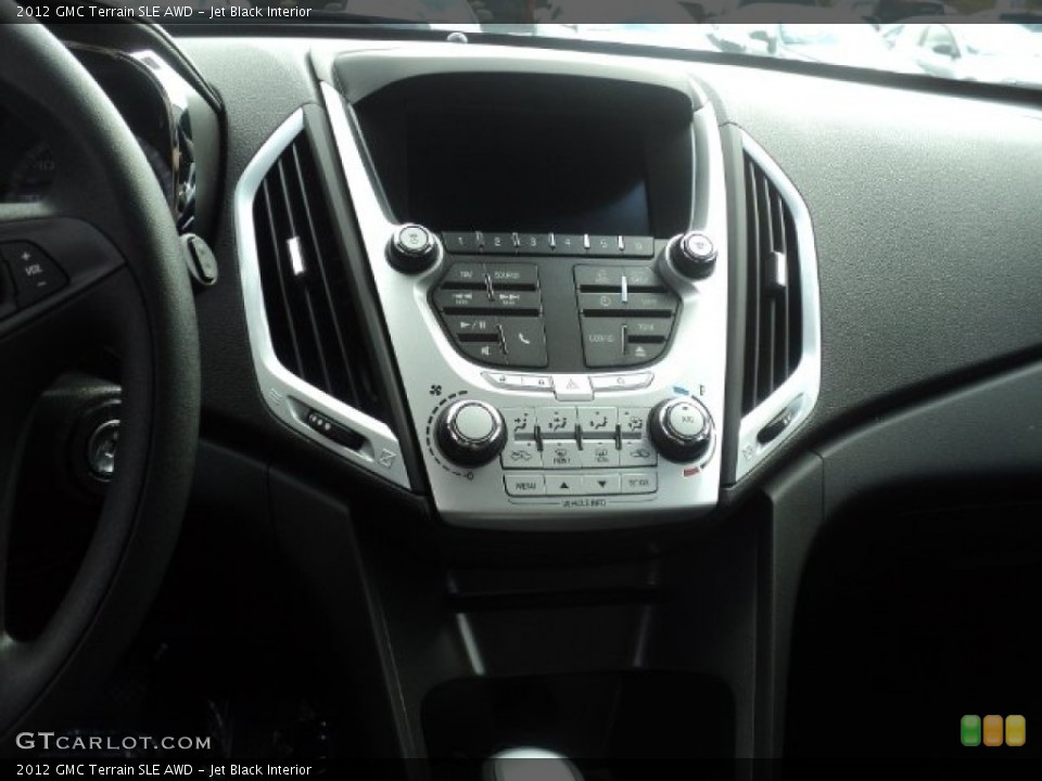Jet Black Interior Controls for the 2012 GMC Terrain SLE AWD #54672714