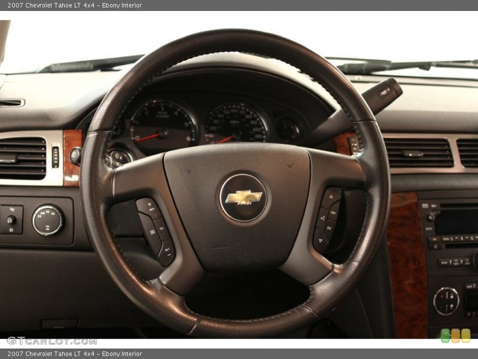 Ebony Interior Steering Wheel for the 2007 Chevrolet Tahoe LT 4x4 #54673050