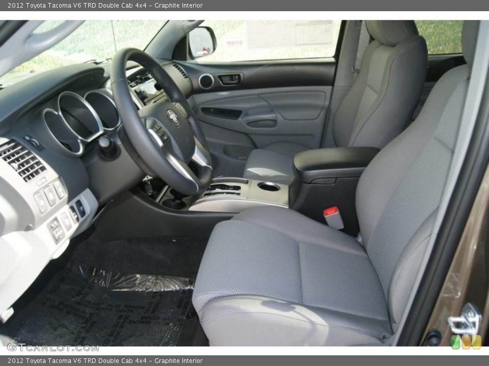 Graphite Interior Photo for the 2012 Toyota Tacoma V6 TRD Double Cab 4x4 #54673977