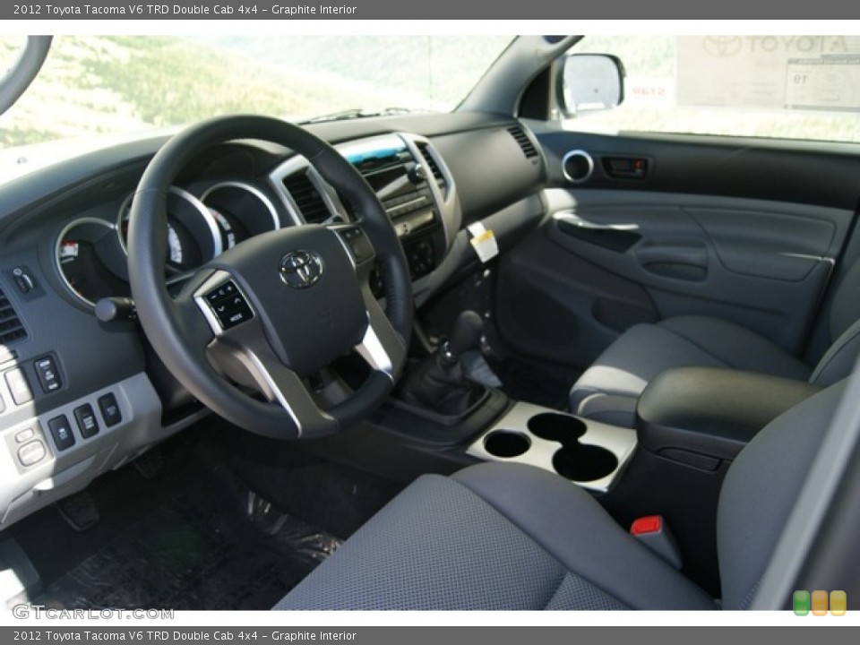 Graphite Interior Photo for the 2012 Toyota Tacoma V6 TRD Double Cab 4x4 #54674081