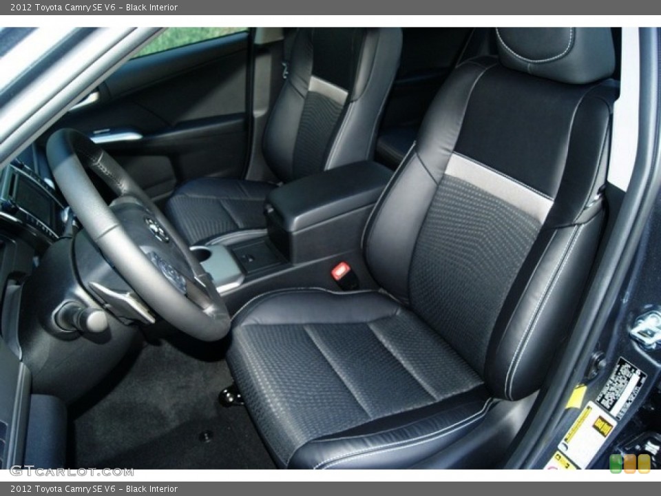 Black Interior Photo for the 2012 Toyota Camry SE V6 #54674538
