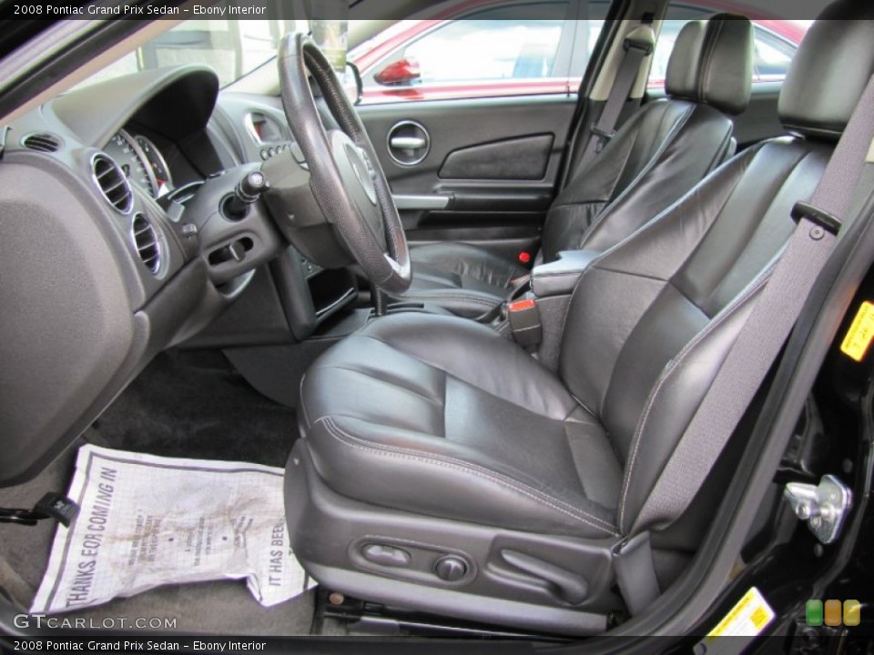 Ebony Interior Photo for the 2008 Pontiac Grand Prix Sedan #54675741