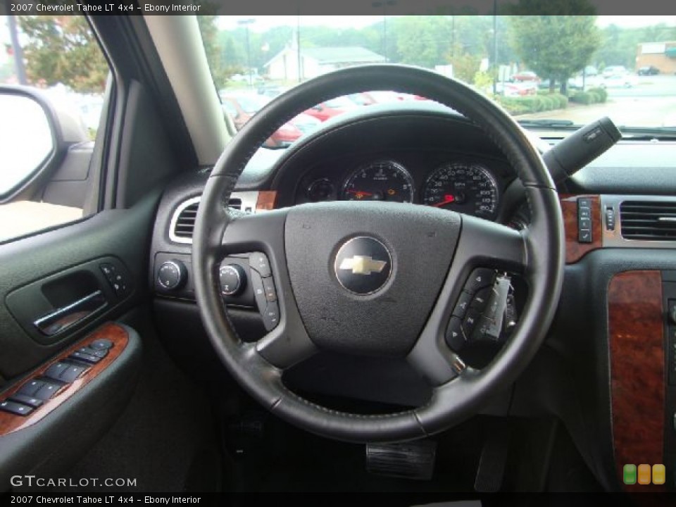 Ebony Interior Steering Wheel for the 2007 Chevrolet Tahoe LT 4x4 #54677487