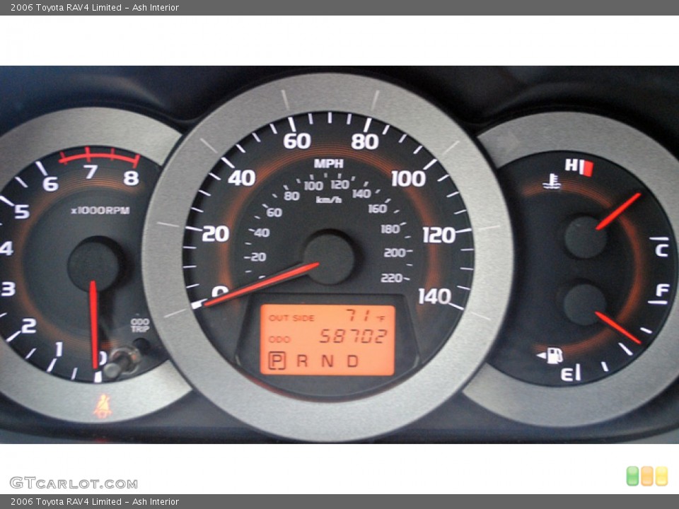 Ash Interior Gauges for the 2006 Toyota RAV4 Limited #54677859