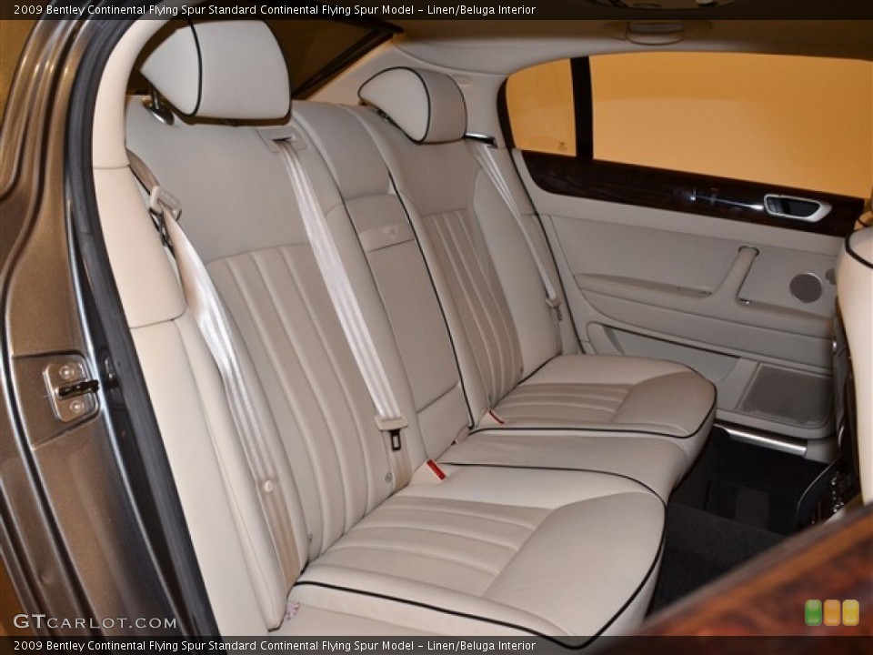 Linen/Beluga 2009 Bentley Continental Flying Spur Interiors