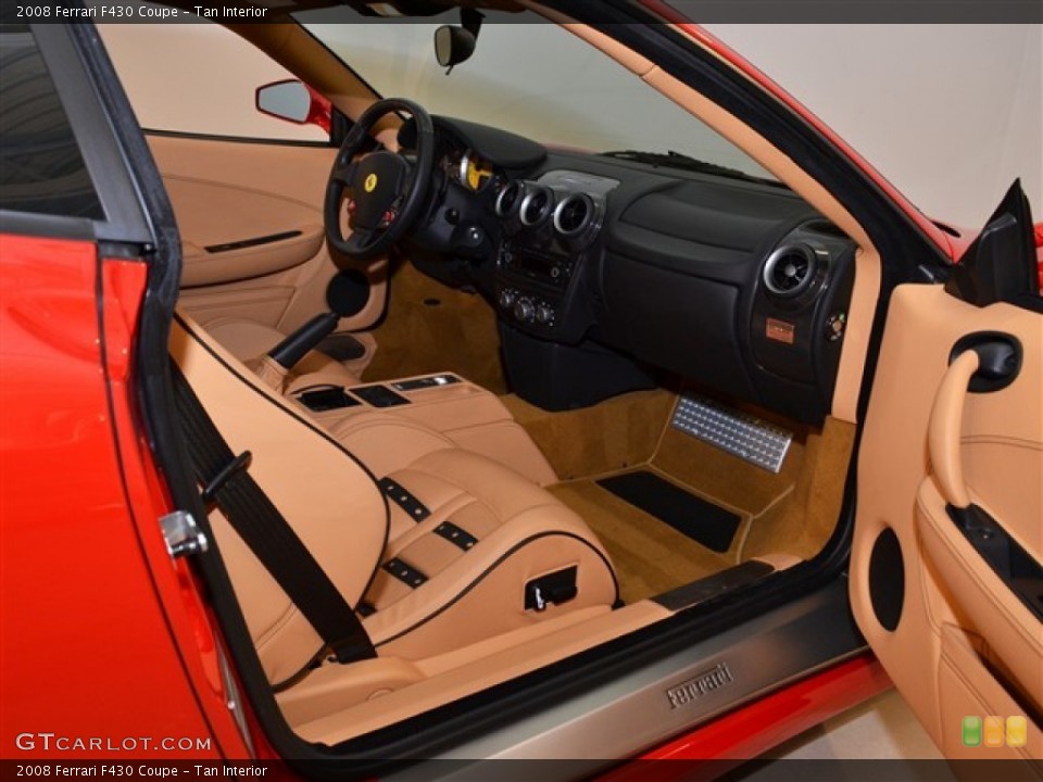 Tan Interior Dashboard for the 2008 Ferrari F430 Coupe #54678599