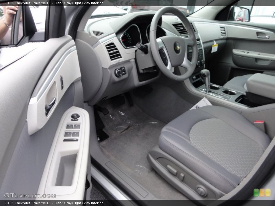 Dark Gray/Light Gray Interior Photo for the 2012 Chevrolet Traverse LS #54678913