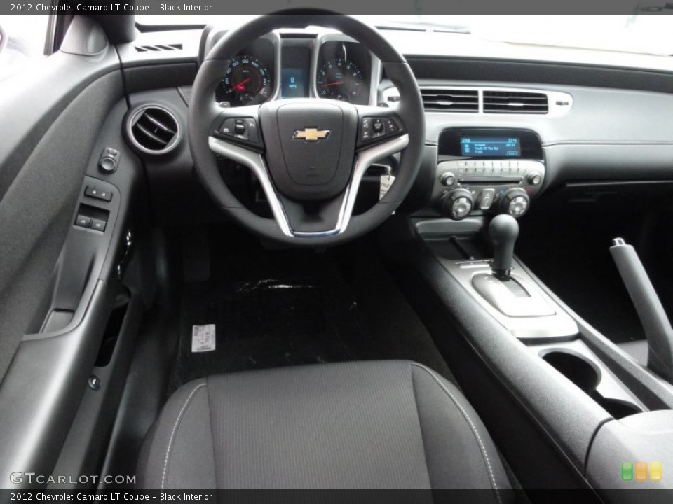 Black Interior Dashboard for the 2012 Chevrolet Camaro LT Coupe #54679245