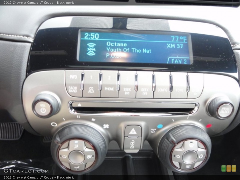 Black Interior Audio System for the 2012 Chevrolet Camaro LT Coupe #54679278