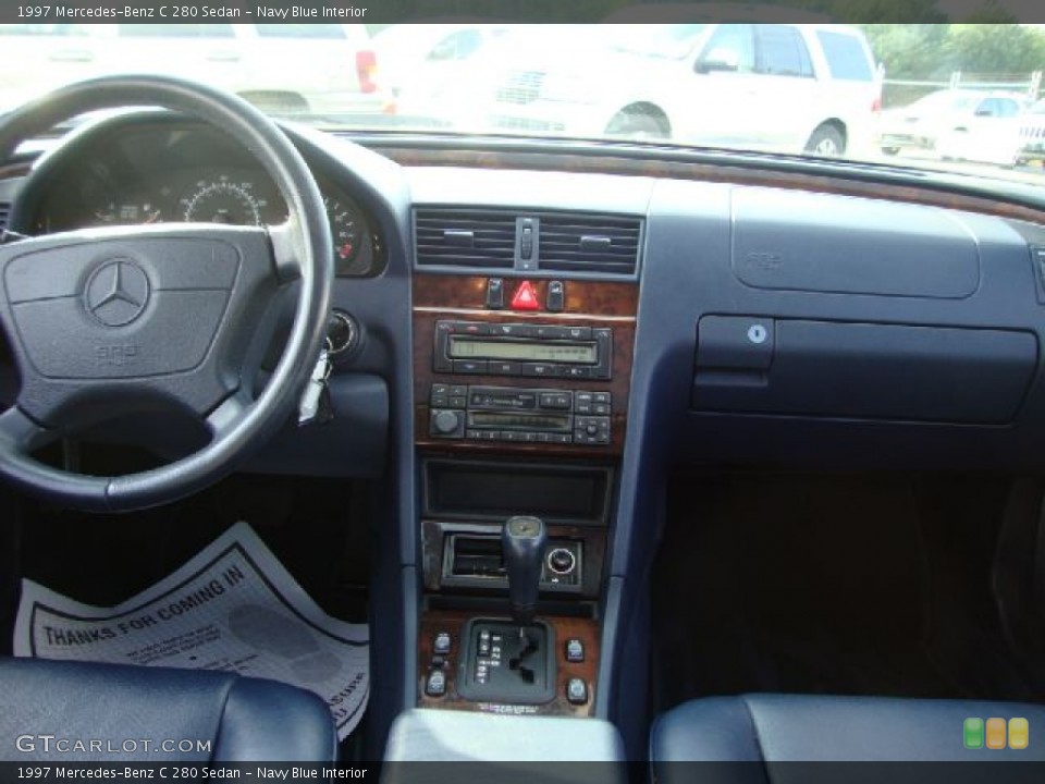 Navy Blue Interior Dashboard for the 1997 Mercedes-Benz C 280 Sedan #54679287