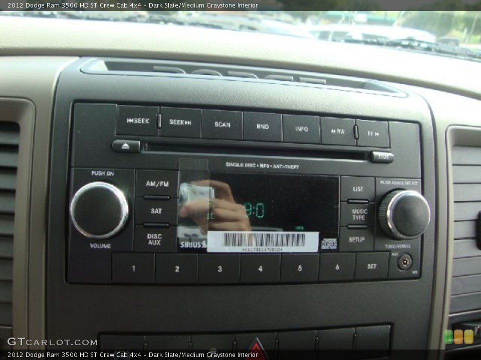 Dark Slate/Medium Graystone Interior Audio System for the 2012 Dodge Ram 3500 HD ST Crew Cab 4x4 #54679560