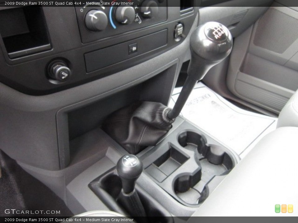 Medium Slate Gray Interior Transmission for the 2009 Dodge Ram 3500 ST Quad Cab 4x4 #54680139
