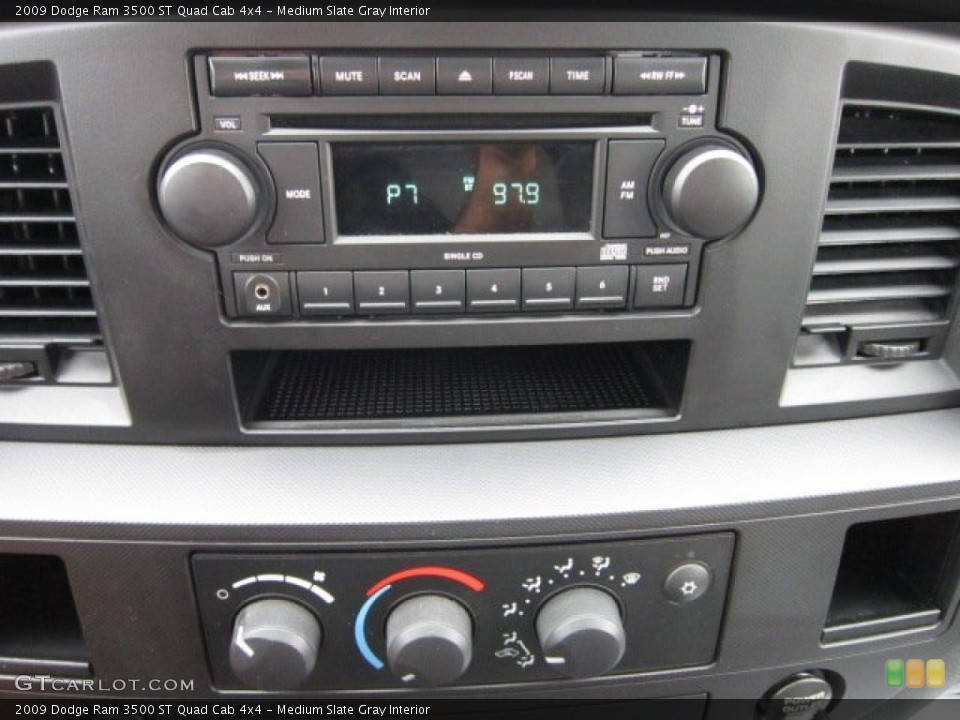 Medium Slate Gray Interior Audio System for the 2009 Dodge Ram 3500 ST Quad Cab 4x4 #54680145