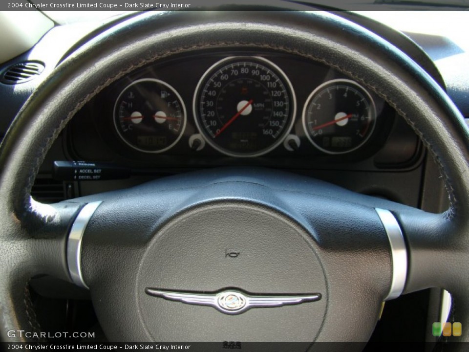 Dark Slate Gray Interior Gauges for the 2004 Chrysler Crossfire Limited Coupe #54681234