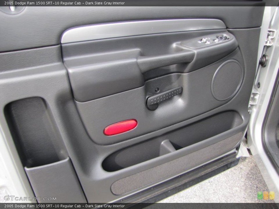 Dark Slate Gray Interior Door Panel for the 2005 Dodge Ram 1500 SRT-10 Regular Cab #54681435