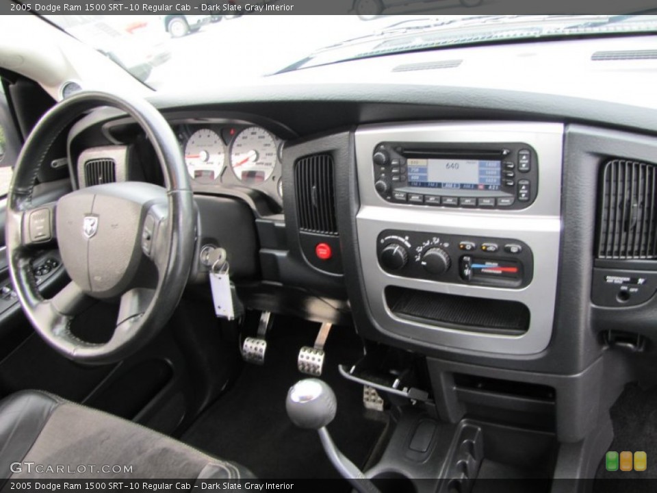 Dark Slate Gray Interior Dashboard for the 2005 Dodge Ram 1500 SRT-10 Regular Cab #54681468