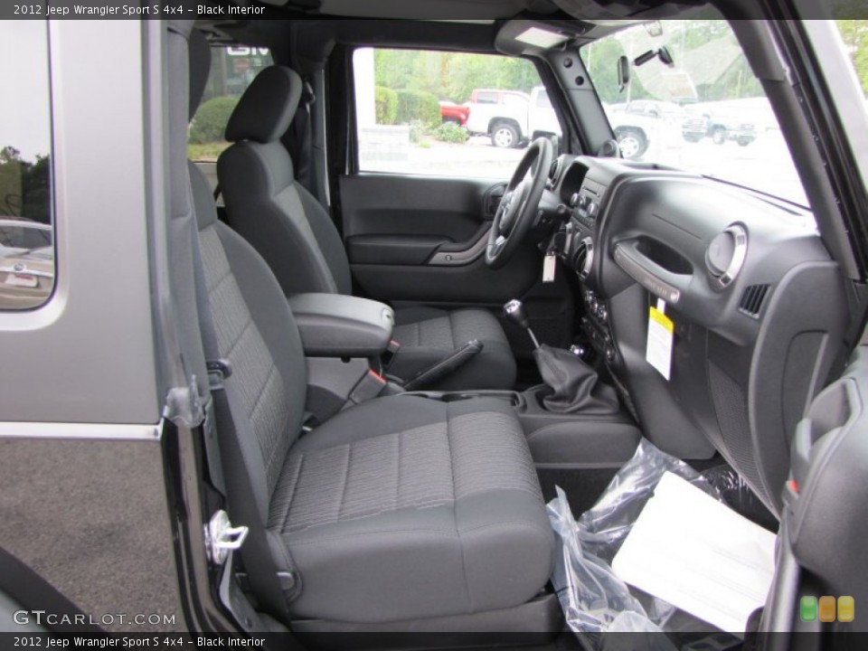 Black Interior Photo for the 2012 Jeep Wrangler Sport S 4x4 #54682392