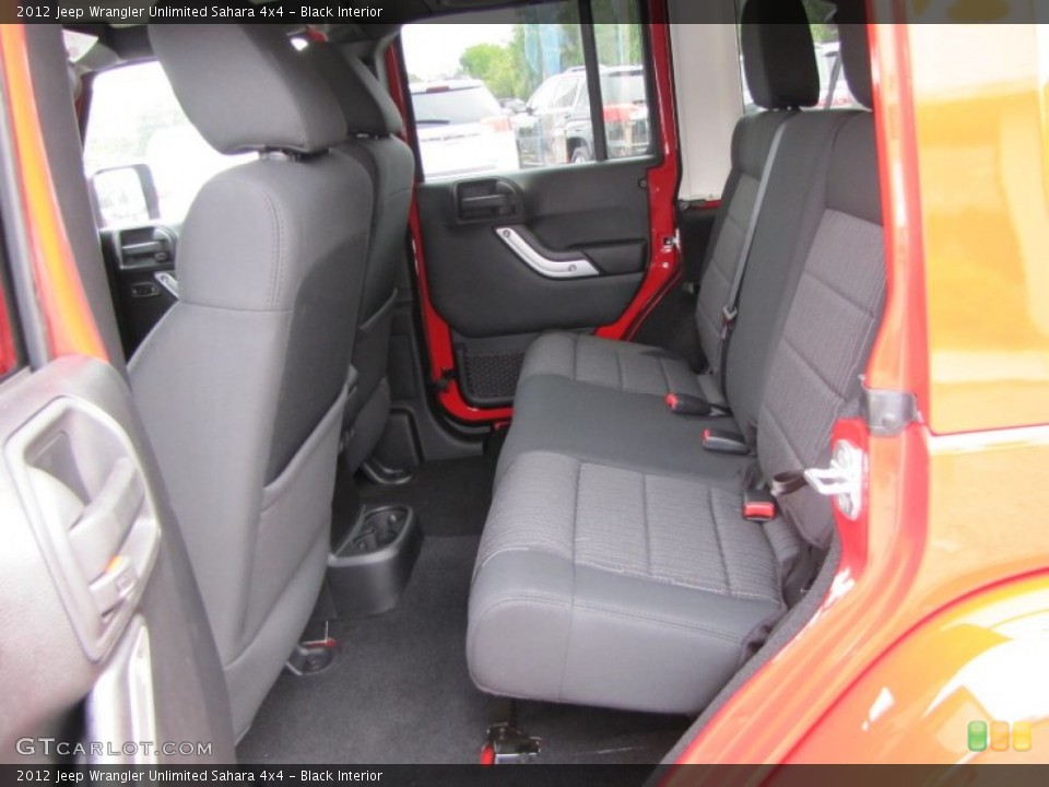 Black Interior Photo for the 2012 Jeep Wrangler Unlimited Sahara 4x4 #54682518