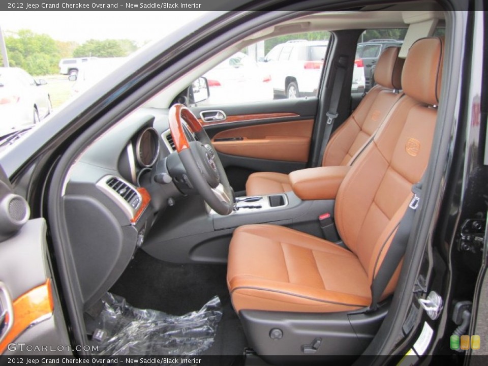 New Saddle/Black Interior Photo for the 2012 Jeep Grand Cherokee Overland #54682764