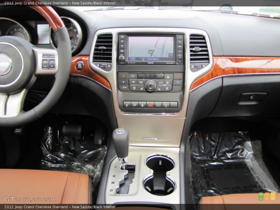 New Saddle/Black Interior Dashboard for the 2012 Jeep Grand Cherokee Overland #54682806