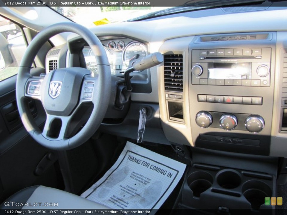 Dark Slate/Medium Graystone Interior Dashboard for the 2012 Dodge Ram 2500 HD ST Regular Cab #54687415