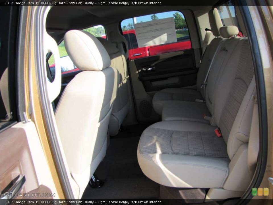 Light Pebble Beige/Bark Brown Interior Photo for the 2012 Dodge Ram 3500 HD Big Horn Crew Cab Dually #54687521