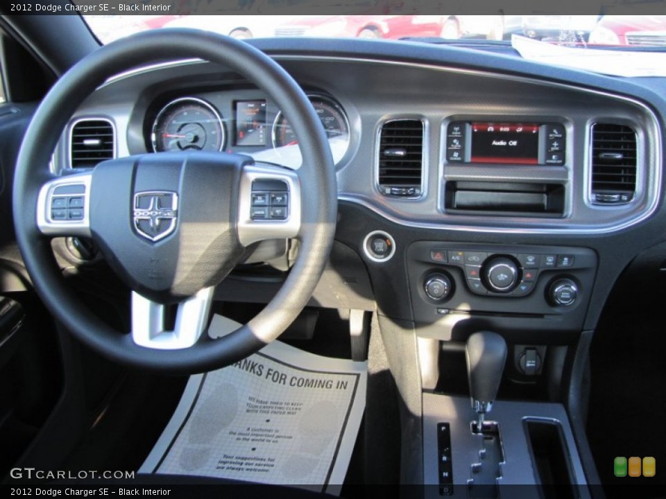 Black Interior Dashboard for the 2012 Dodge Charger SE #54687754