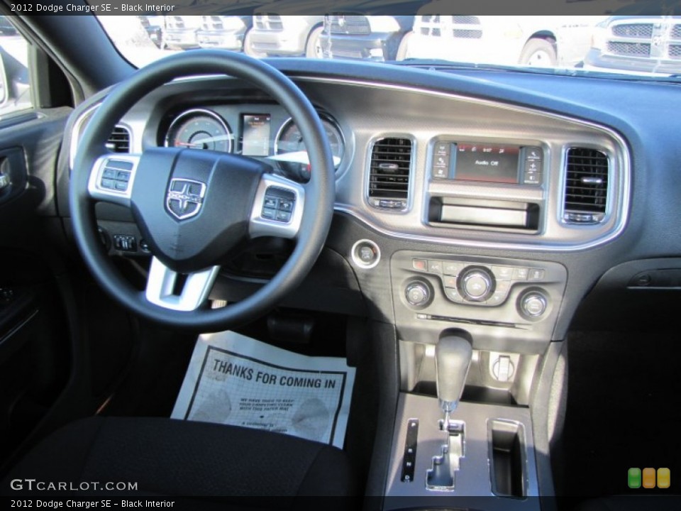 Black Interior Dashboard for the 2012 Dodge Charger SE #54687871