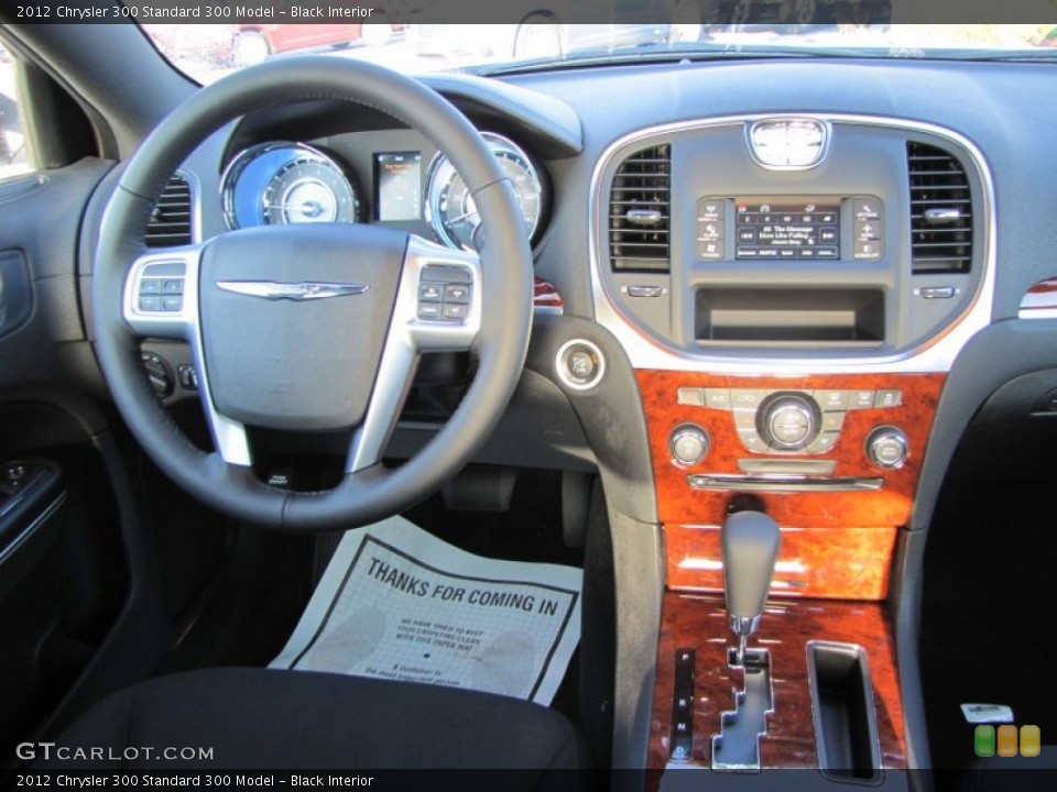 Black Interior Dashboard for the 2012 Chrysler 300  #54687984