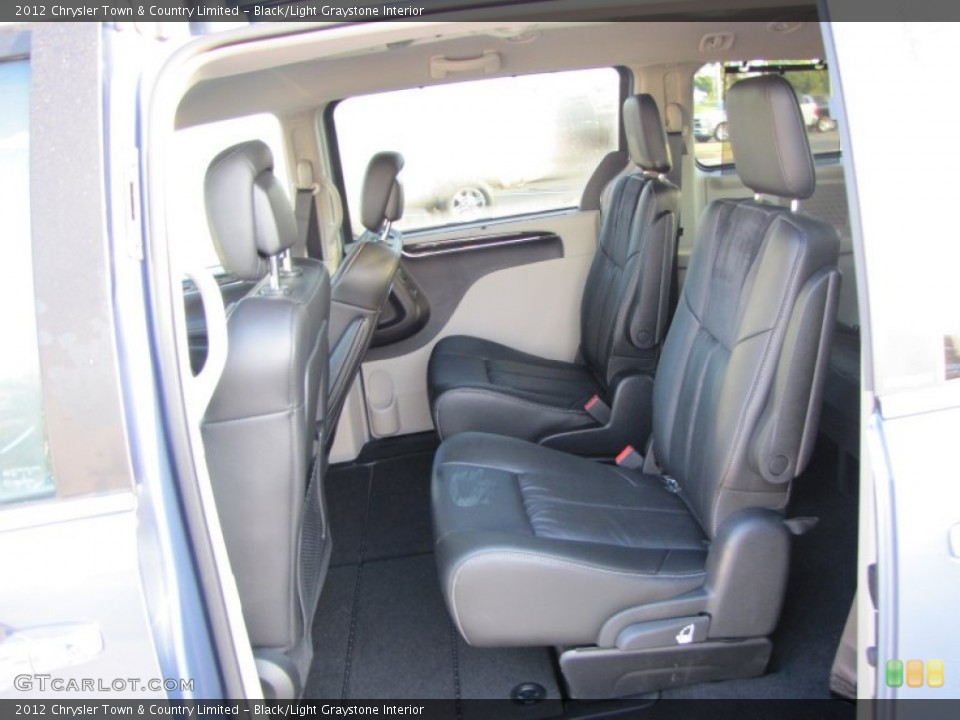 Black/Light Graystone Interior Photo for the 2012 Chrysler Town & Country Limited #54688201
