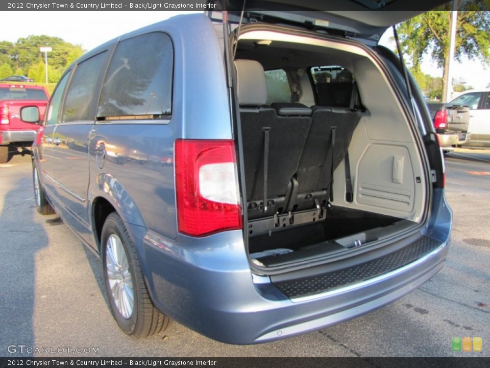 Black/Light Graystone Interior Trunk for the 2012 Chrysler Town & Country Limited #54688211