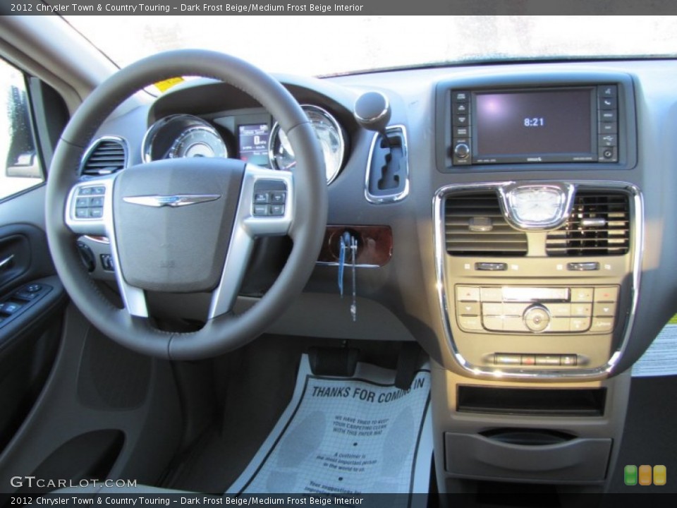 Dark Frost Beige/Medium Frost Beige Interior Dashboard for the 2012 Chrysler Town & Country Touring #54688501