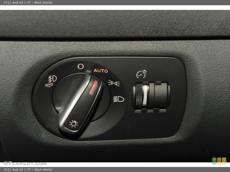 Black Interior Controls for the 2012 Audi A3 2.0T #54688779
