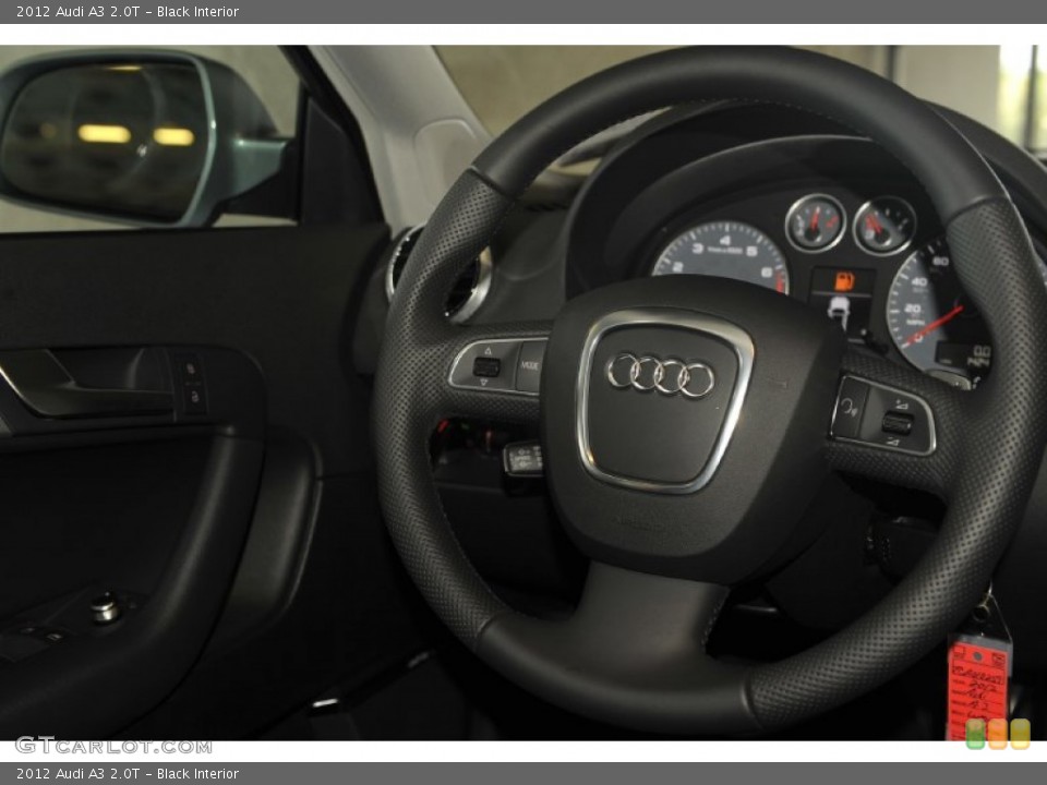 Black Interior Steering Wheel for the 2012 Audi A3 2.0T #54688834