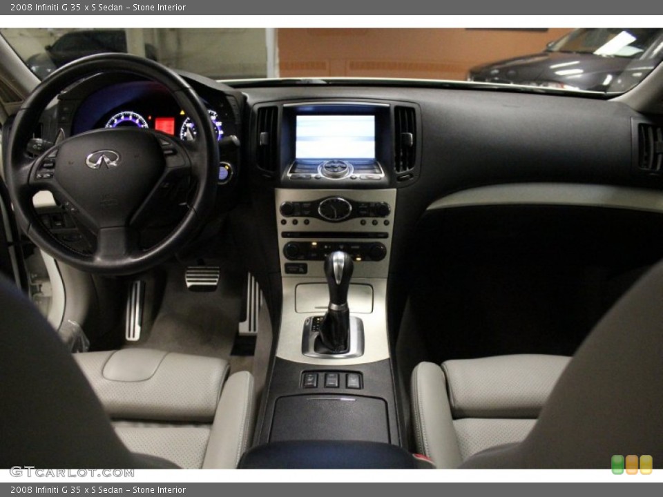 Stone Interior Dashboard for the 2008 Infiniti G 35 x S Sedan #54690346