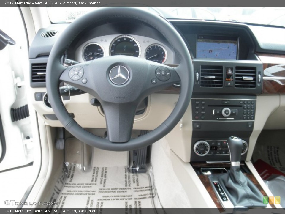 Almond/Black Interior Dashboard for the 2012 Mercedes-Benz GLK 350 #54690601