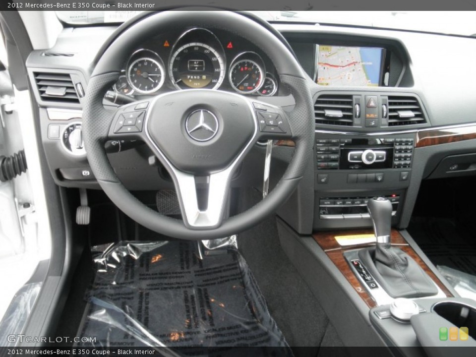Black Interior Dashboard for the 2012 Mercedes-Benz E 350 Coupe #54691147