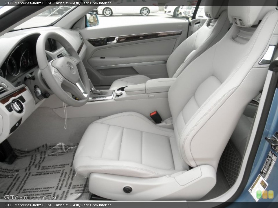 Ash/Dark Grey Interior Photo for the 2012 Mercedes-Benz E 350 Cabriolet #54691399