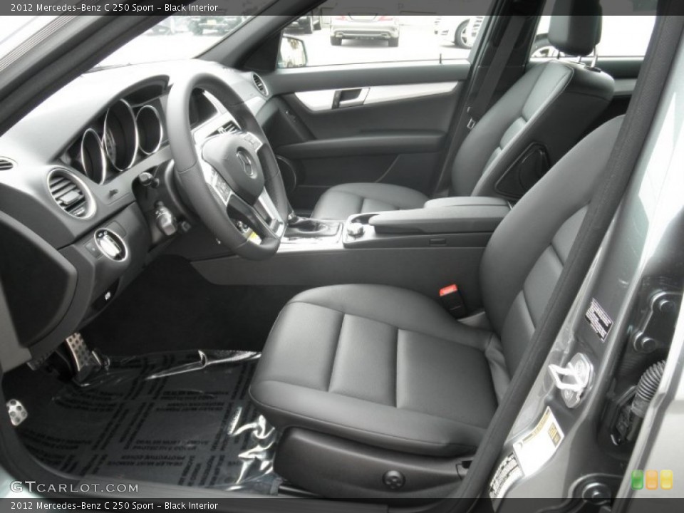 Black Interior Photo for the 2012 Mercedes-Benz C 250 Sport #54691951