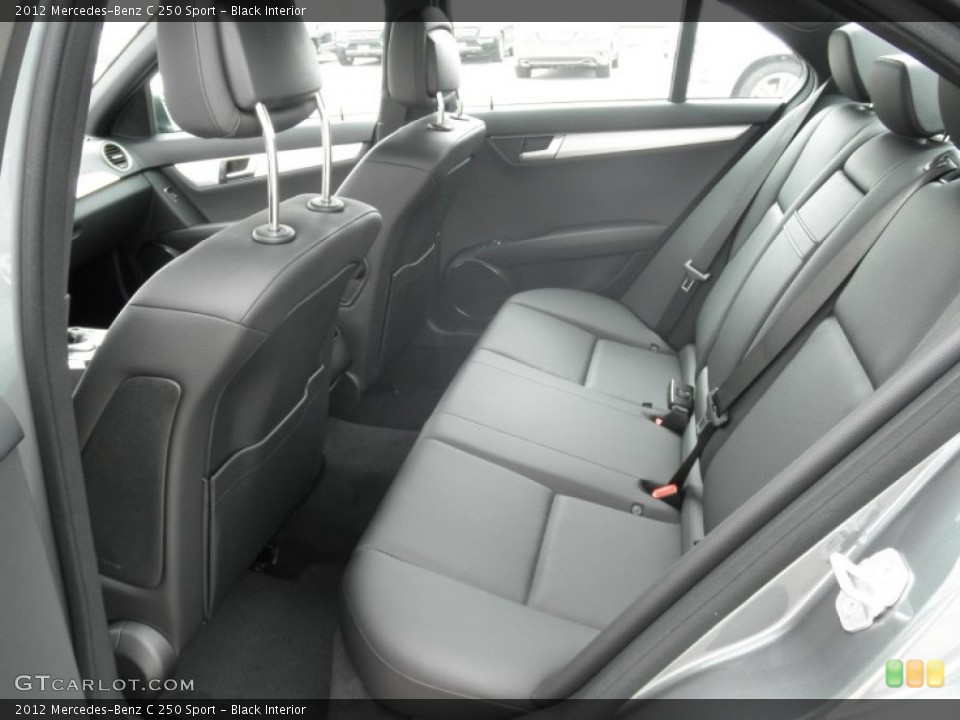 Black Interior Photo for the 2012 Mercedes-Benz C 250 Sport #54691957